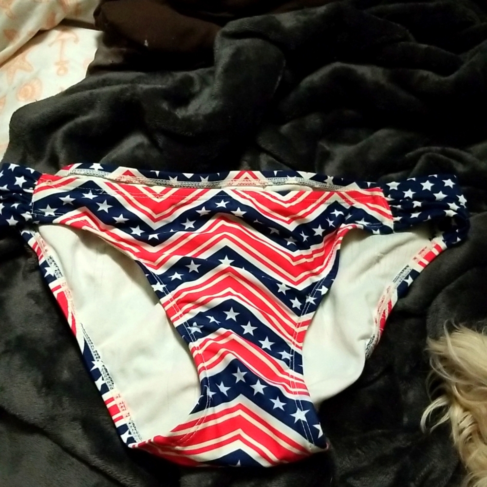 American flag bikini bottoms